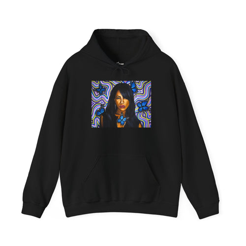 AALIYAH HEAVYWEIGHT HOODIE (BLACK)