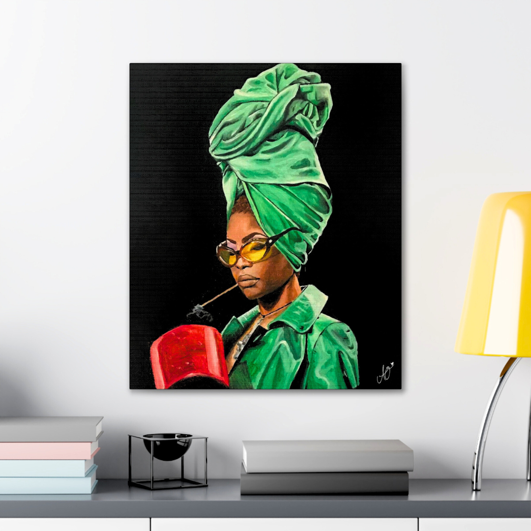 Erykah Badu Canvas Print